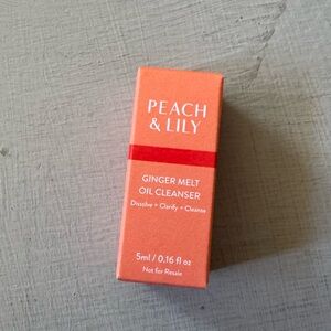 NWT PEACH & LILY Ginger Melt Oil Cleanser
